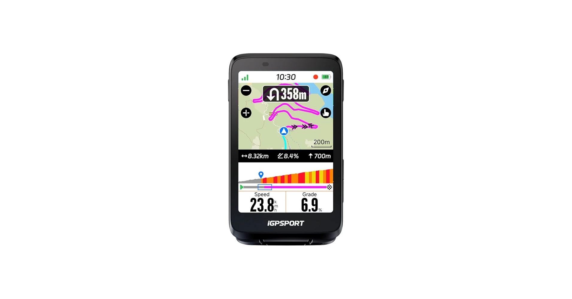 Amazon.co.jp: iGPSPORT サイクルコンピューター BiNavi